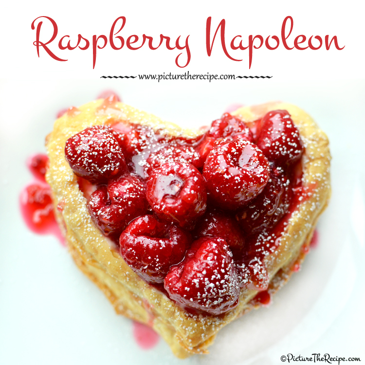 Valentine's Day- Raspberry Napoleon by PictureTheRecipe.com