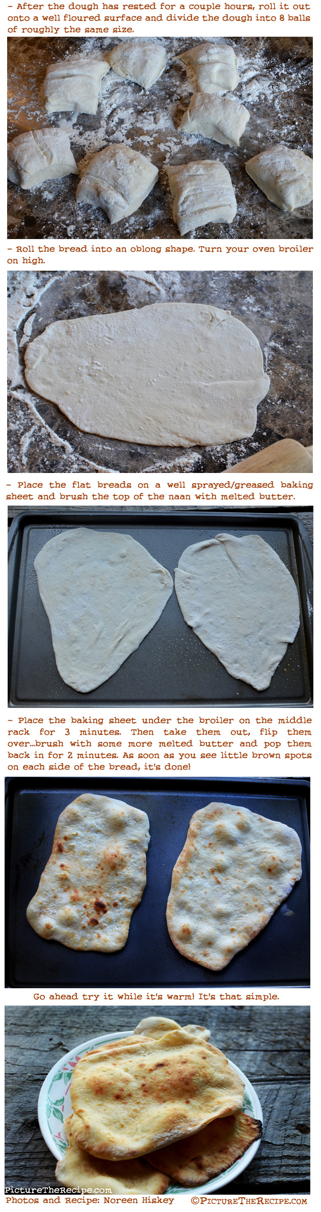 What is a recipe for flat bread made without yeast?