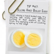 Slicing Hard Boiled Eggs