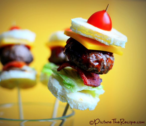 Mini Bacon Burger Bites-PTR