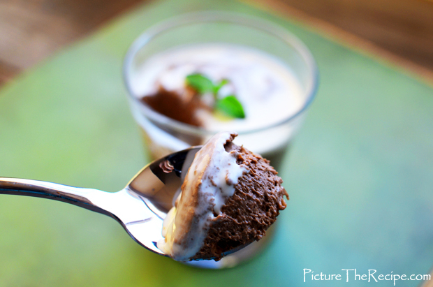Rum Chocolate Mousse Dessert Spoonful PTR