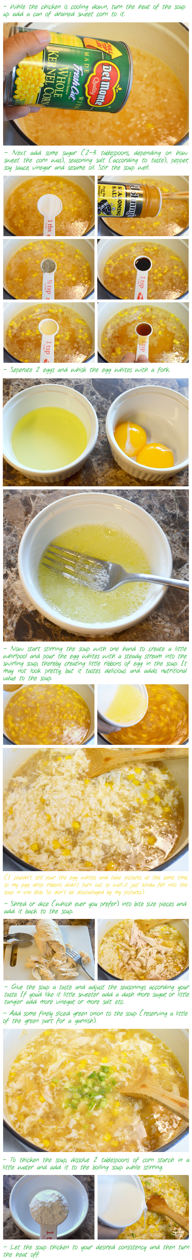 Sweet Corn Chicken Soup Recipe Part-2