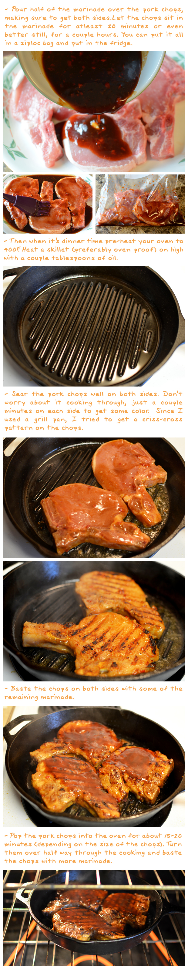Sticky Sweet & Spicy Pork Chops Recipe Part-2