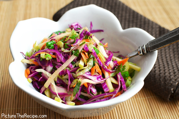 Apple and Cabbage slaw - PictureTheRecipe