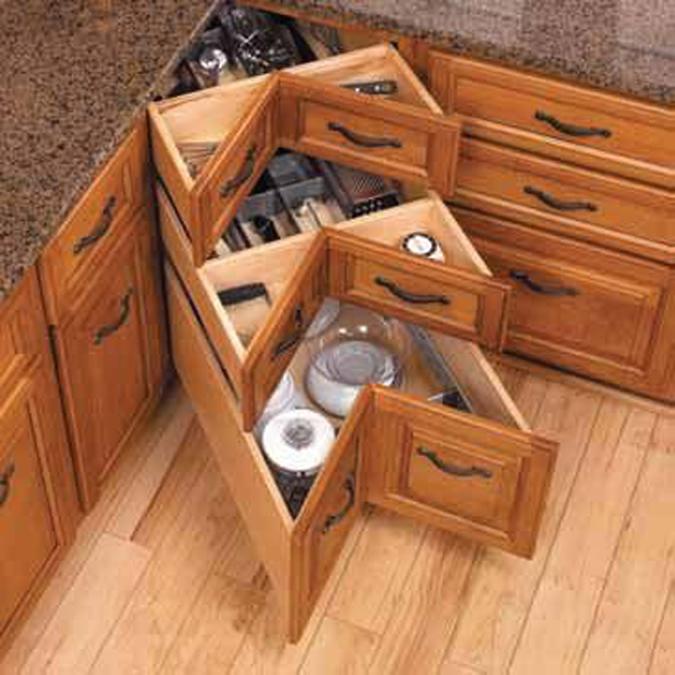 corner drawers