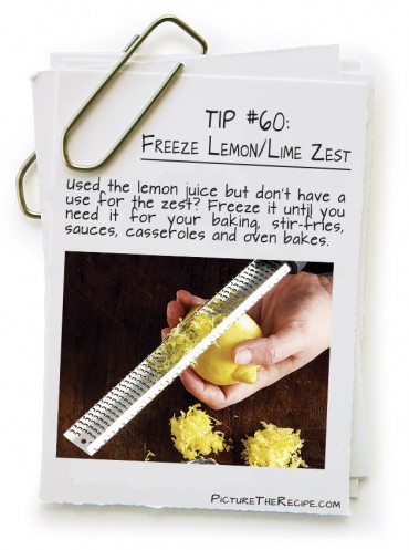 Freeze Lemon/ Lime Zest