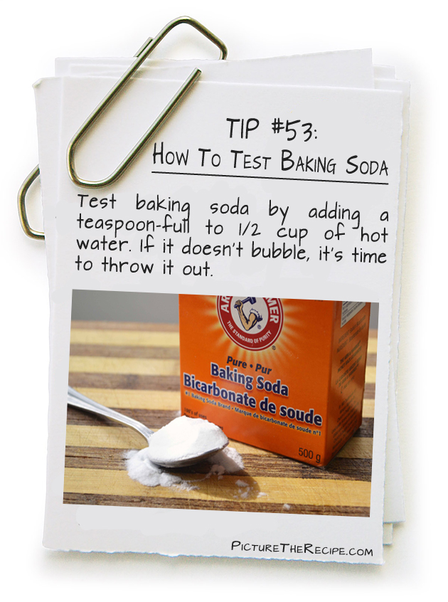 Picture The Recipe Tips- How to test baking soda