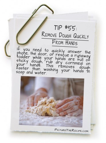 Remove Dough Quickly From Hands