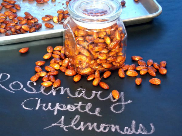 Rosemary Chipotle Roasted Almonds