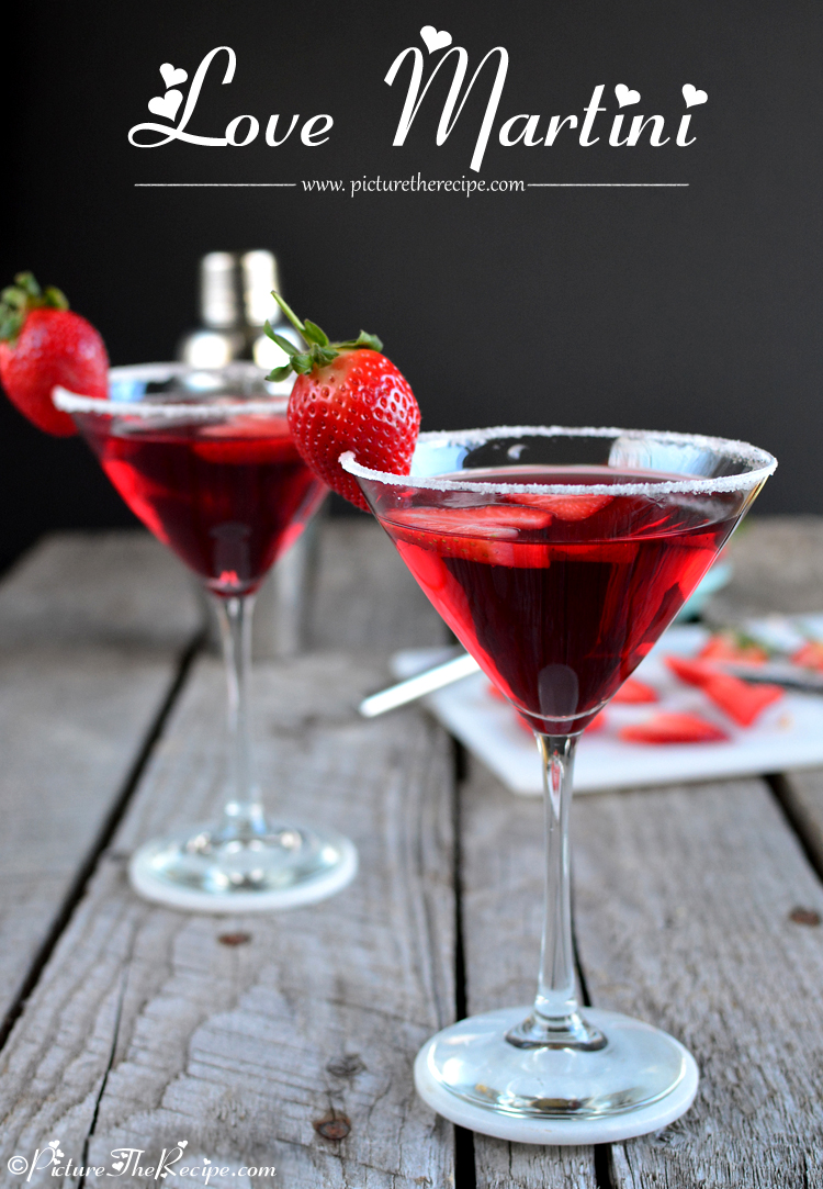 Valentine's Special: Love Martini (Cocktail) | Picture the Recipe
