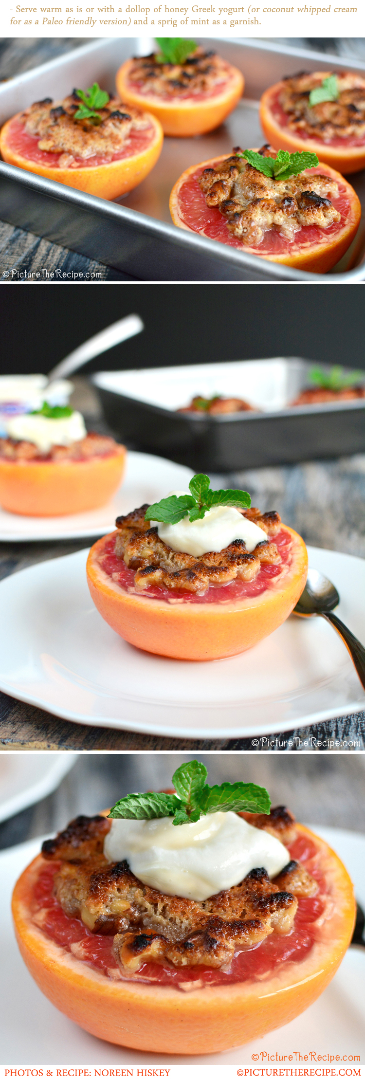 Broiled Grapefruit with Gluten-Free Streusel Recipe by PictureTheRecipe
