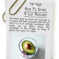 How To Store A Cut Avocado