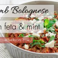 Spaghetti & Lamb Bolognese