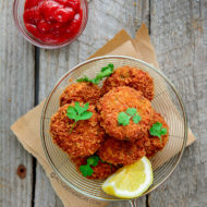 Indian Style Chicken Cutlets (Chicken & Sweet Potato Croquettes)