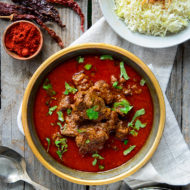 Rogan Josh (Mutton/Lamb in a Kashmiri chilli pepper gravy)