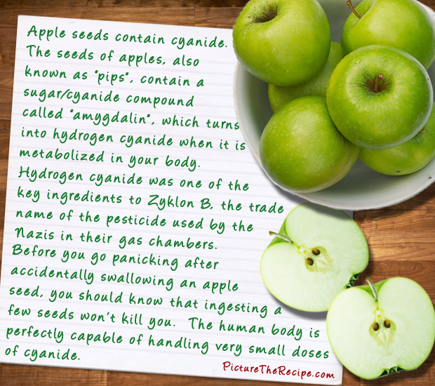 Apple Seeds Contain Cyanide | Picture the Recipe