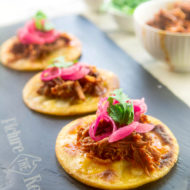 Chipotle Pulled Pork Masa Cakes